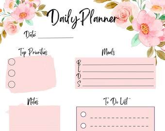 Printable Weekly Planner Template Digital Download - Etsy