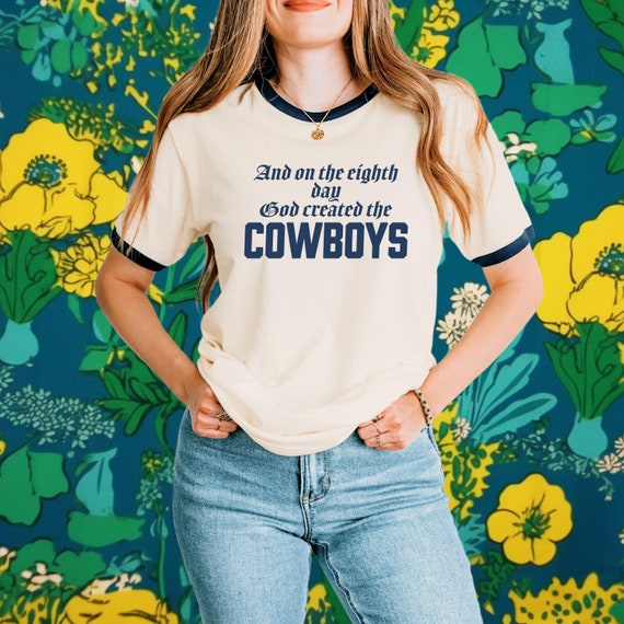 Retro Cowboys Ringer T-shirt: 1970s Football Fan Gift - Etsy