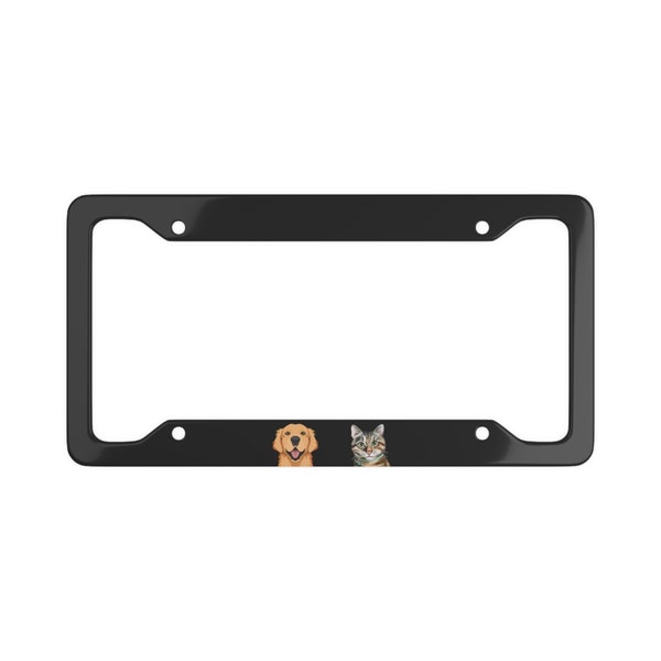Golden Retriever License Plate Frames Etsy