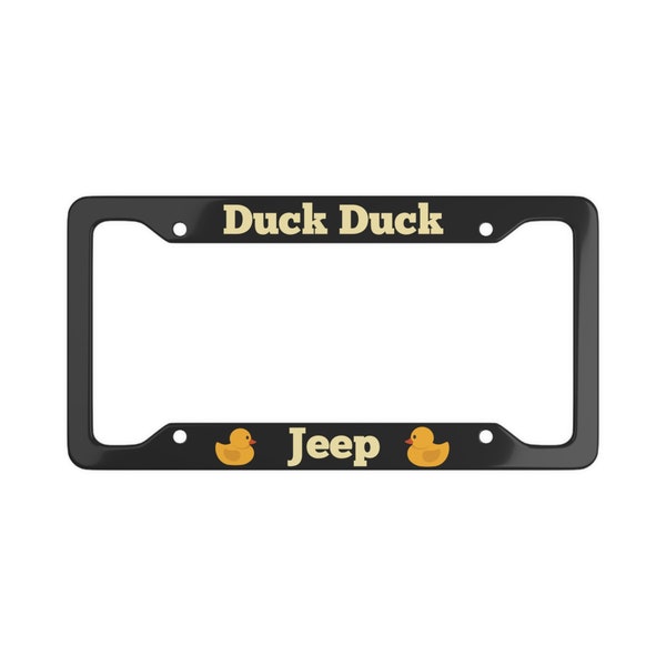 Jeep Rubber Duck License Plates Etsy
