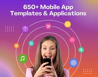 650+ Mobile App Templates | Android & iOS, PLR/MRR