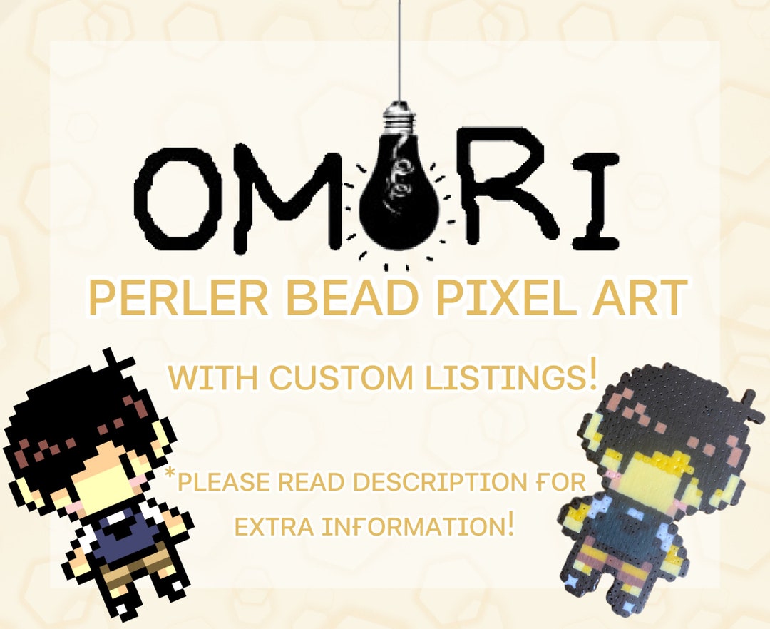 Omori REAL Characters From Fuse Beads Perler Videogames 