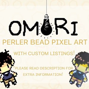 Omori REAL Characters From Fuse Beads Perler Videogames 