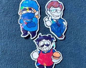 Spooky month parody stickers