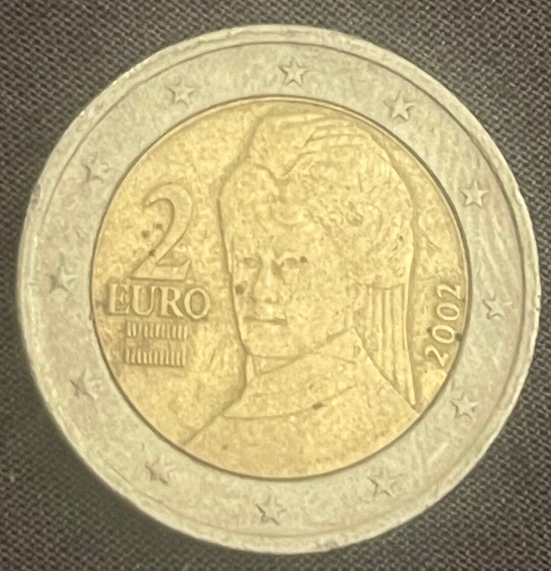 2 euro 2002 bertha von suttner autriche