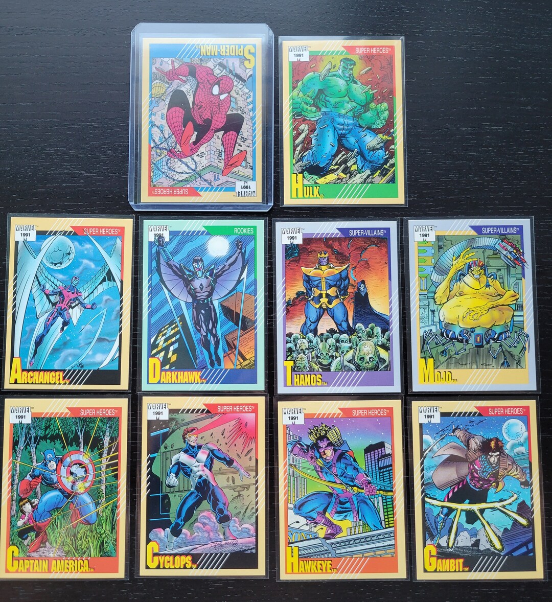 2nd EDITION Marvel Cards 1991 One & Only Extremely Rare Set Etsy