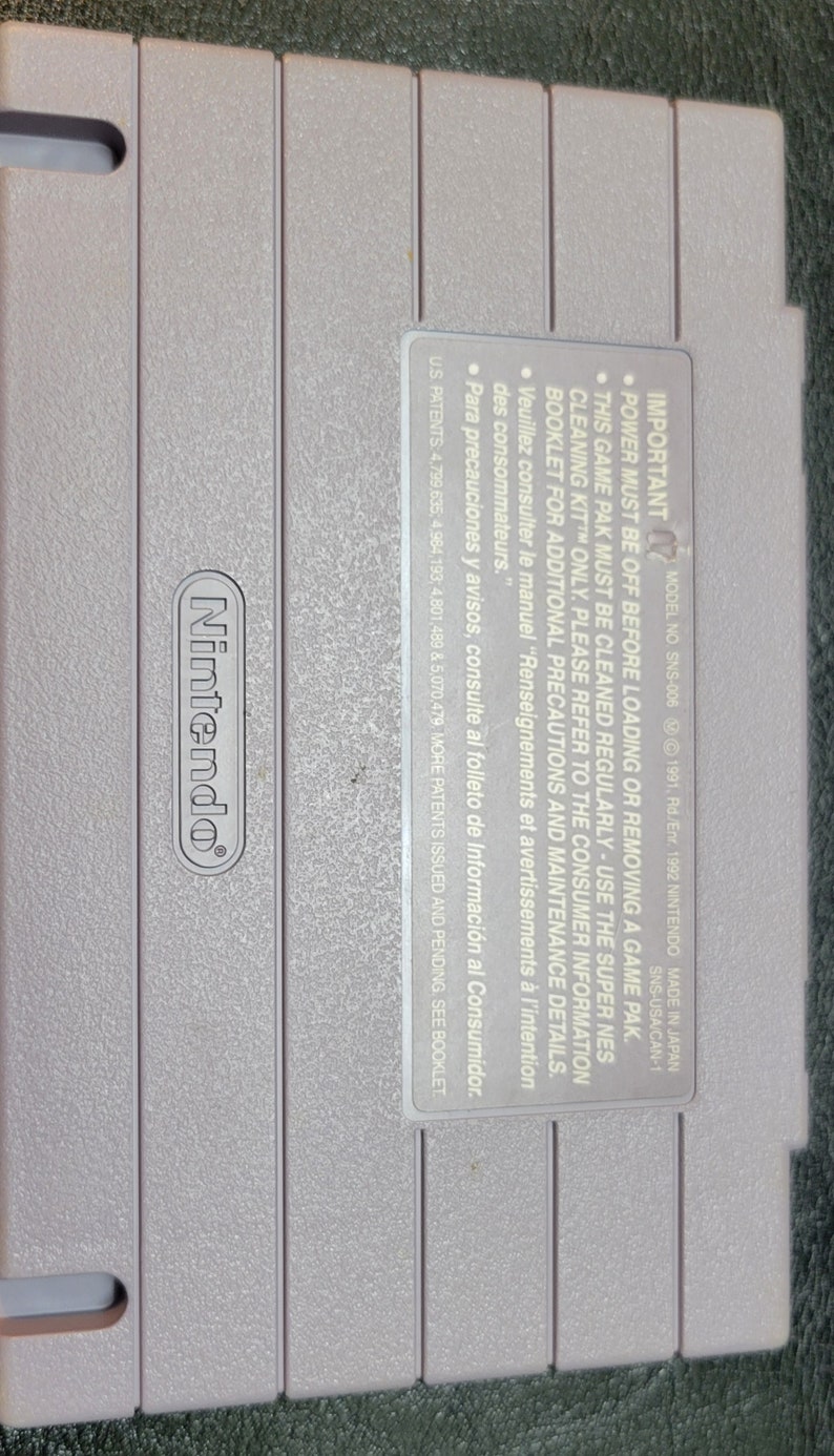 1993 Mortal Kombat 2 SNES Authentic Cartridge super Nintendo ...