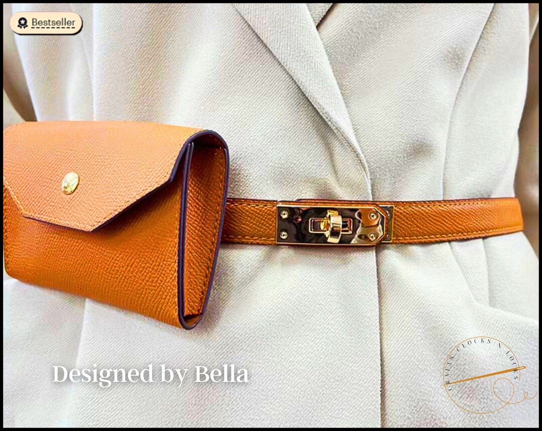 Luxury Leather Belt Purse Designer Belt Leather Belt Etsy