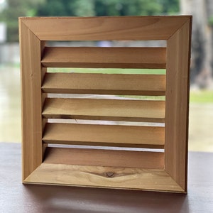 Home Cedar Gable Vent