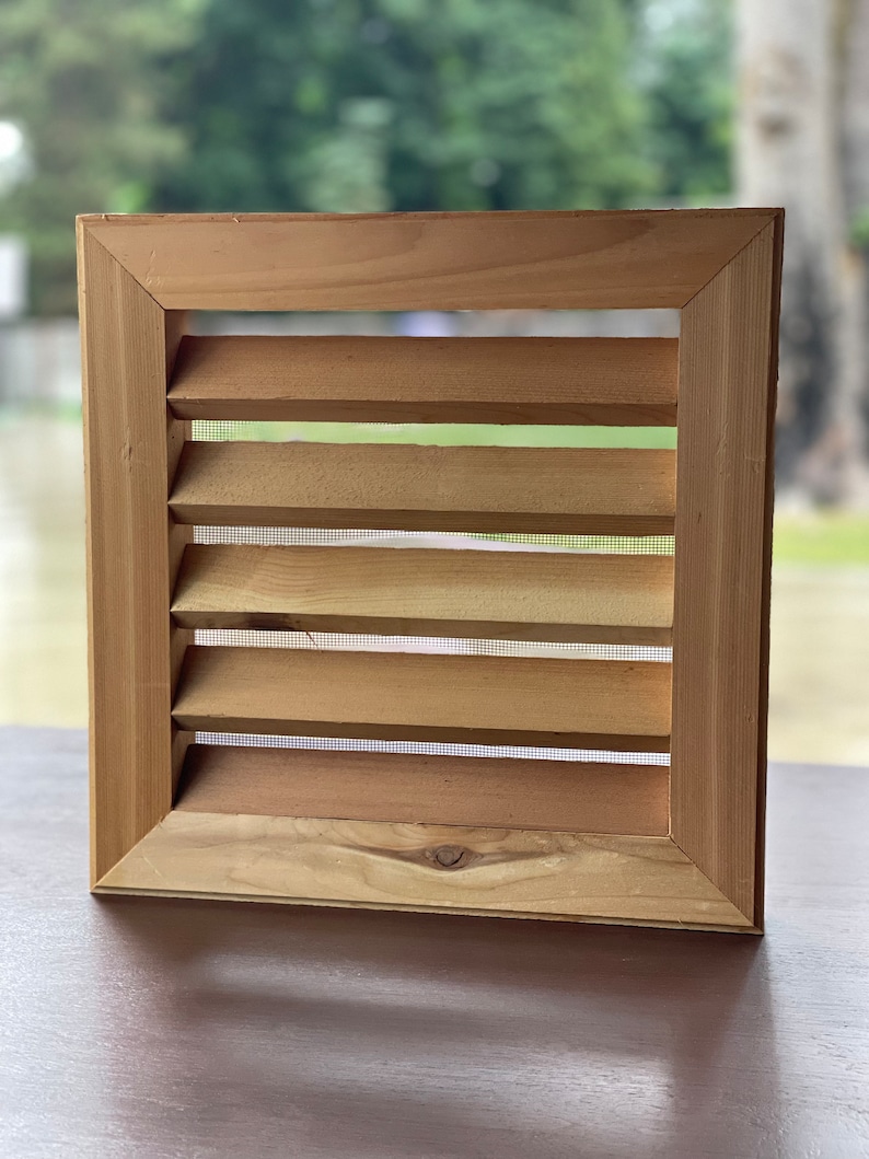 Home Cedar Gable Vent Etsy