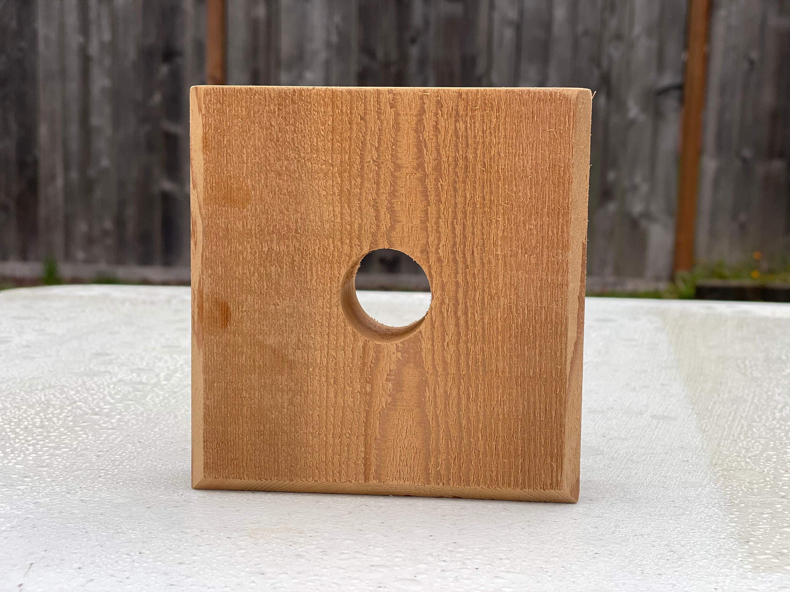 Cedar Hose Bib Block Etsy