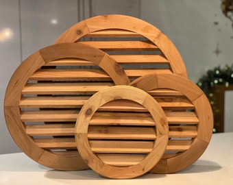 Home Cedar Round Gable Vent
