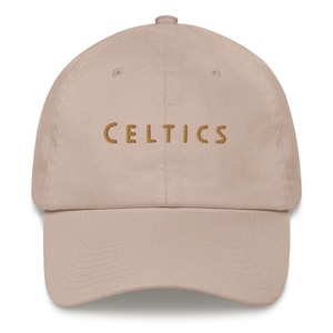 Boston Lifestyle Based Dad Hat (Modern Type - Gold Lettering)