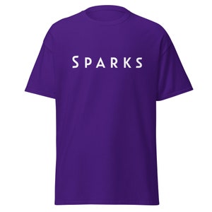 Camiseta basada en el estilo de vida de Sparks (tipo moderno - letras blancas)
