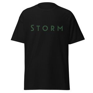 Storm Lifestyle Based Tee (Modern Type - Green Lettering)