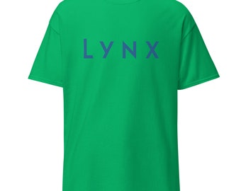 Lynx Lifestyle Based Tee (Modern Type - Blue Lettering)