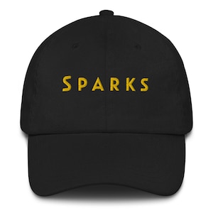 Sombrero de papá basado en el estilo de vida de Sparks (tipo moderno - letras doradas)
