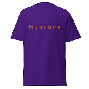 Mercury Lifestyle Based Tee (Modern Type - Orange Schriftzug)
