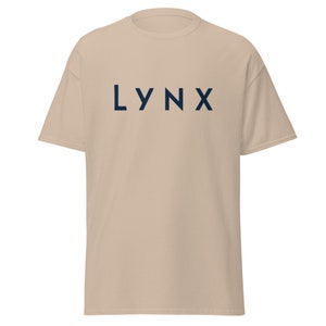 Lynx Lifestyle Based Tee (Modern Type - Dark Blue Lettering)