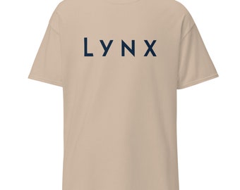 Lynx Lifestyle Based Tee (Modern Type - Dark Blue Lettering)