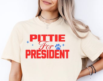 Camiseta divertida de mamá pitbull: Camiseta de Pitbull para las elecciones presidenciales