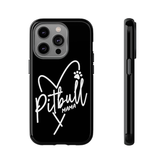 Pitbull Mama Phone Case: Dual Layer Protective Design