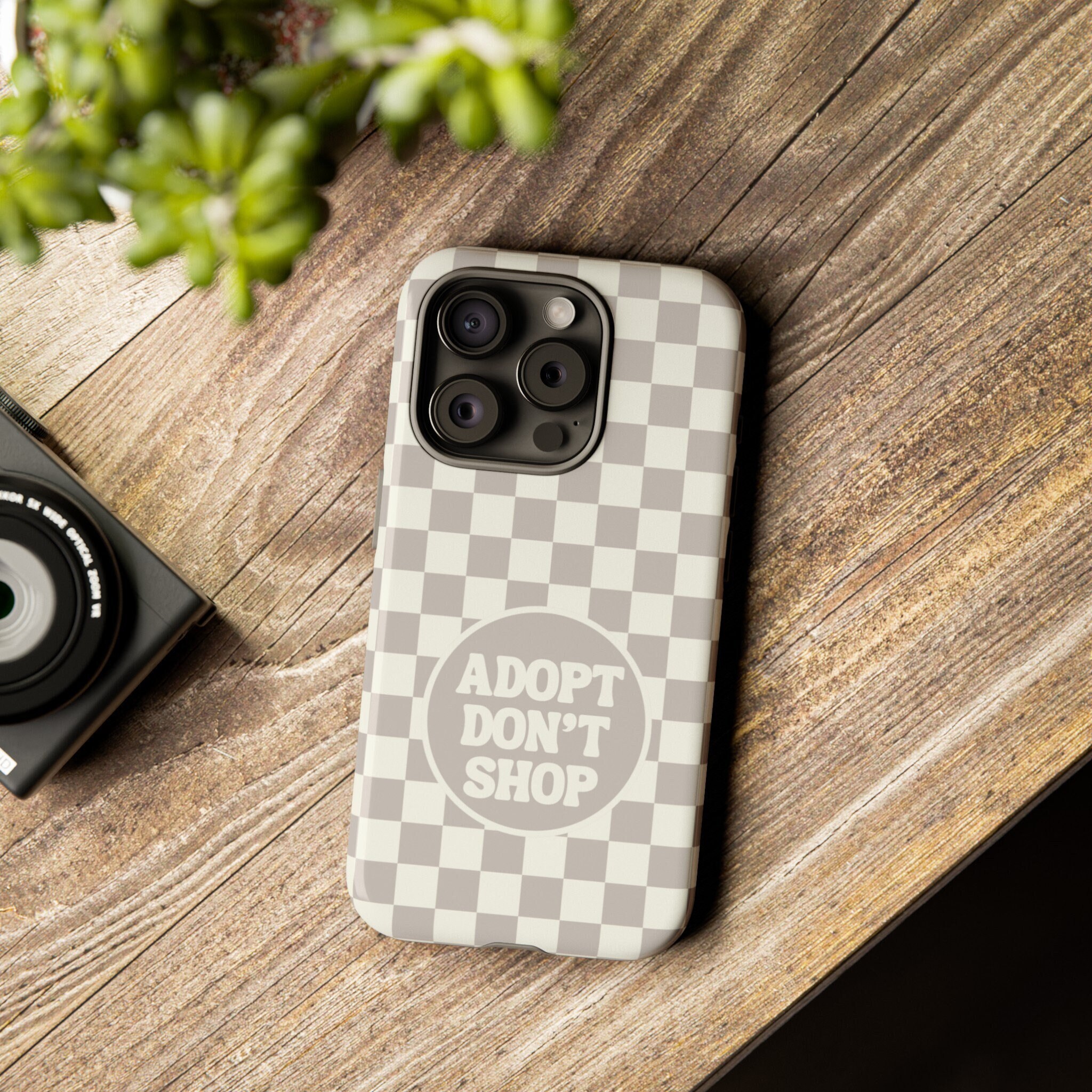 Adopt Don't Shop Phone Case, Rescue Dog Phone Case, iPhone 15 iPhone 14, iPhone 13, iPhone 12, iPhone Pro Max, Google Pixel, Samsung Galaxy