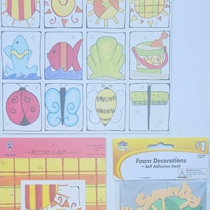 You Choose Summer, Vacation, Break, Sun, Play, Outdoors, Beach, Zoo, Park Scrapbook Stickers/Minis... Jolee's, Pixie Press, Paperkins etc.!!