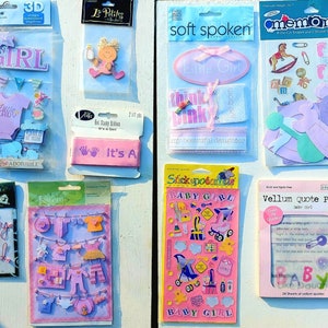 You Choose Baby, Infant, Child, Girl.. Scrapbook Stickers/Embellishments/Ribbon/Quote.. FrancesMeyer, Colorbok, PaperHouse, Jolee's etc