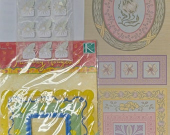You Choose Floral, Flowers, Garden, Buds, Bulbs, Leaves, Rose, Daffodil, Daisy, Nature, Mixed Berries Scrapbook Stickers... Jolee&#39;s..