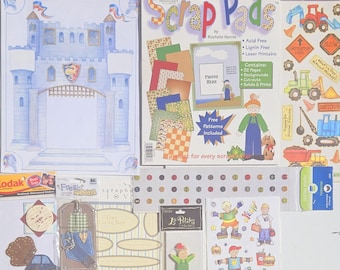 You Choose Teen, Boy, Child, Infant, Adolescent, Son, Brother, Toys, Planes, Construction, Trucks, Play Scrapbook Stickers..Jolee&#39;s Boutique