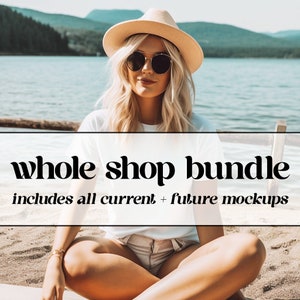 Whole Shop Mockup Bundle, Entire Shop Bundle, Full Access Shop Pass, Bella Canvas Bundle, Gildan Bundle, Comfort Colors Bundle, Male Bundle