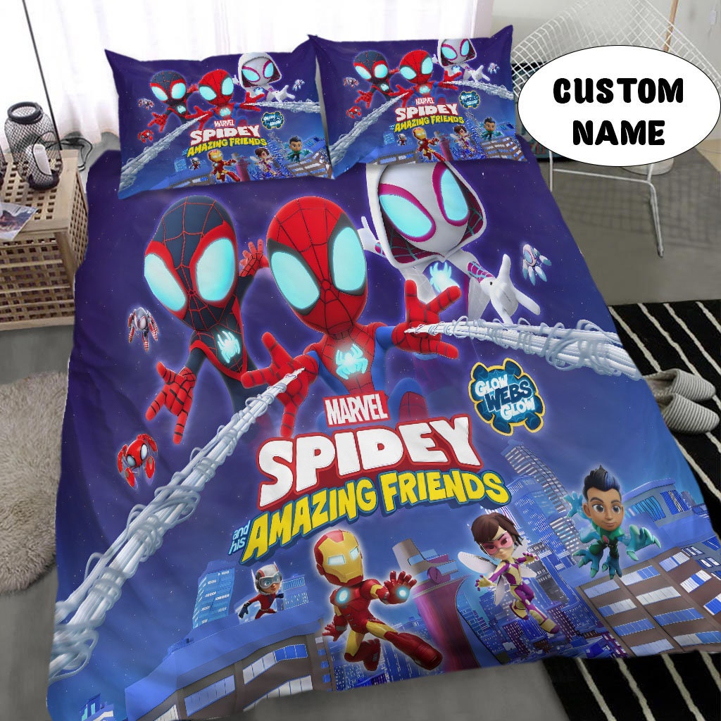 Spidey and His Bedding Set For Fan Lover