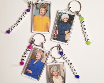 Breloczki Golden Girls • Prezenty dla najlepszej przyjaciółki