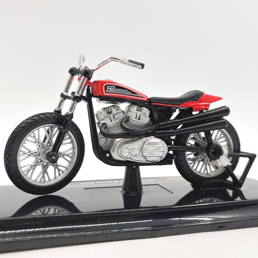 1972 Harley Davidson XR750 Racing Bike 118 Diecast Model Bikes Autos Motos Motorcycle