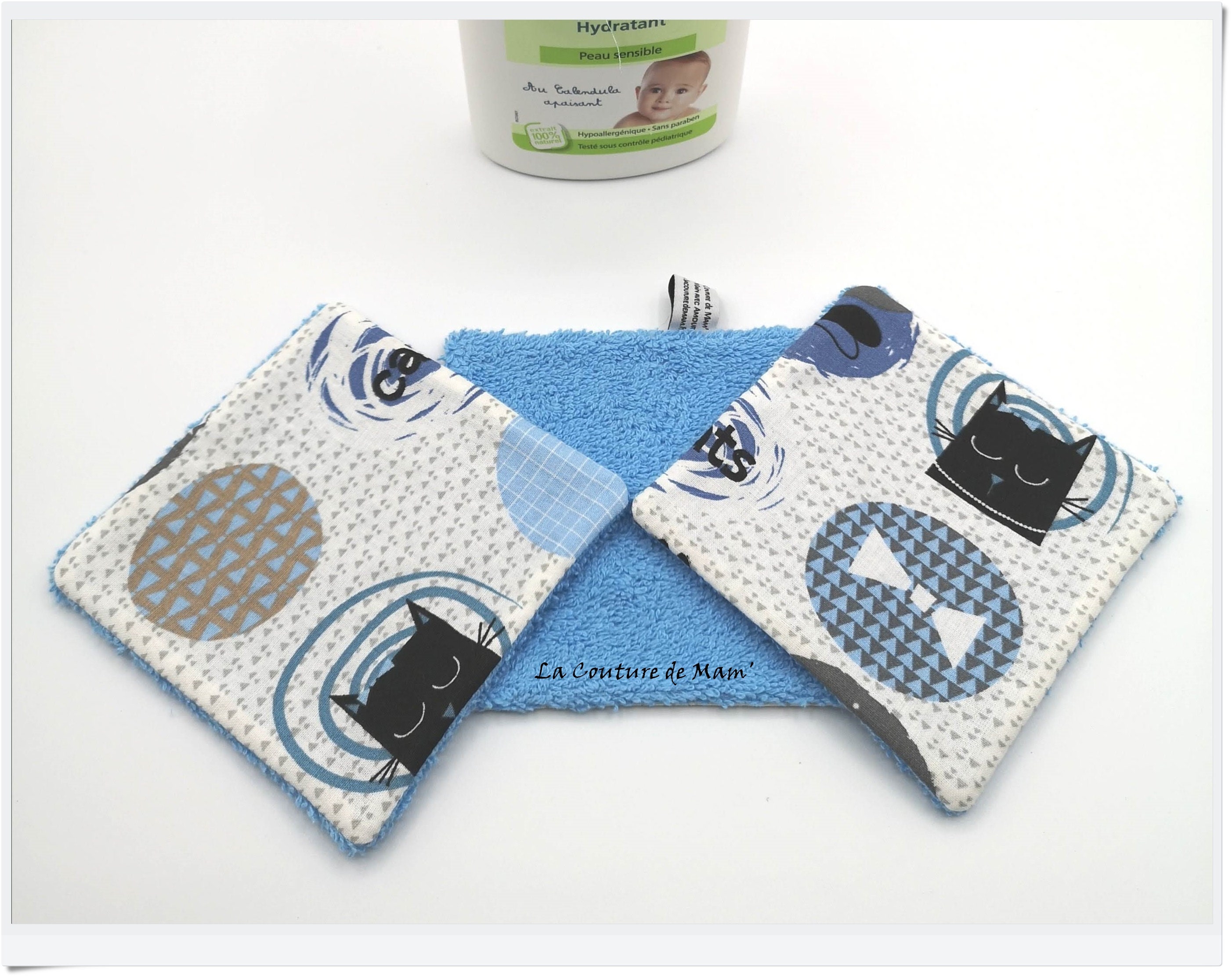 DOG and CATS Heads Pattern Wipes Set of 3 12cmx12cm - Etsy