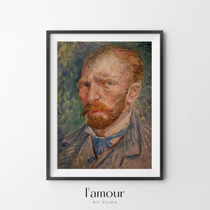 Vincent Van Gogh Self-Portrait No.3 Wall Art | High Resolution Instant Download Printable Art Print | Vintage Abstract Classic Wall Decor