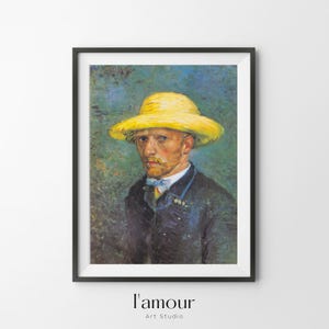 Vincent Van Gogh Self-Portrait No.4 Wall Art | High Resolution Instant Download Printable Art Print | Vintage Abstract Classic Wall Decor