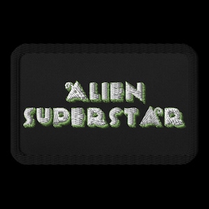 Alien Superstar Embroidered Patches