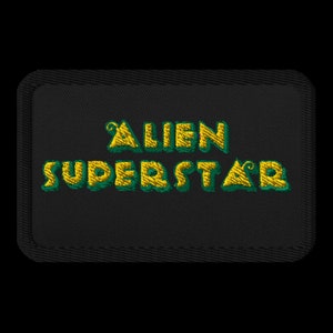 Alien Superstar Embroidered Patches  patches