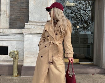 【美品】Ameri Vintage ELEANOR TRENCH COAT Etienne Aigner Trench Coat – mkquinlan.com