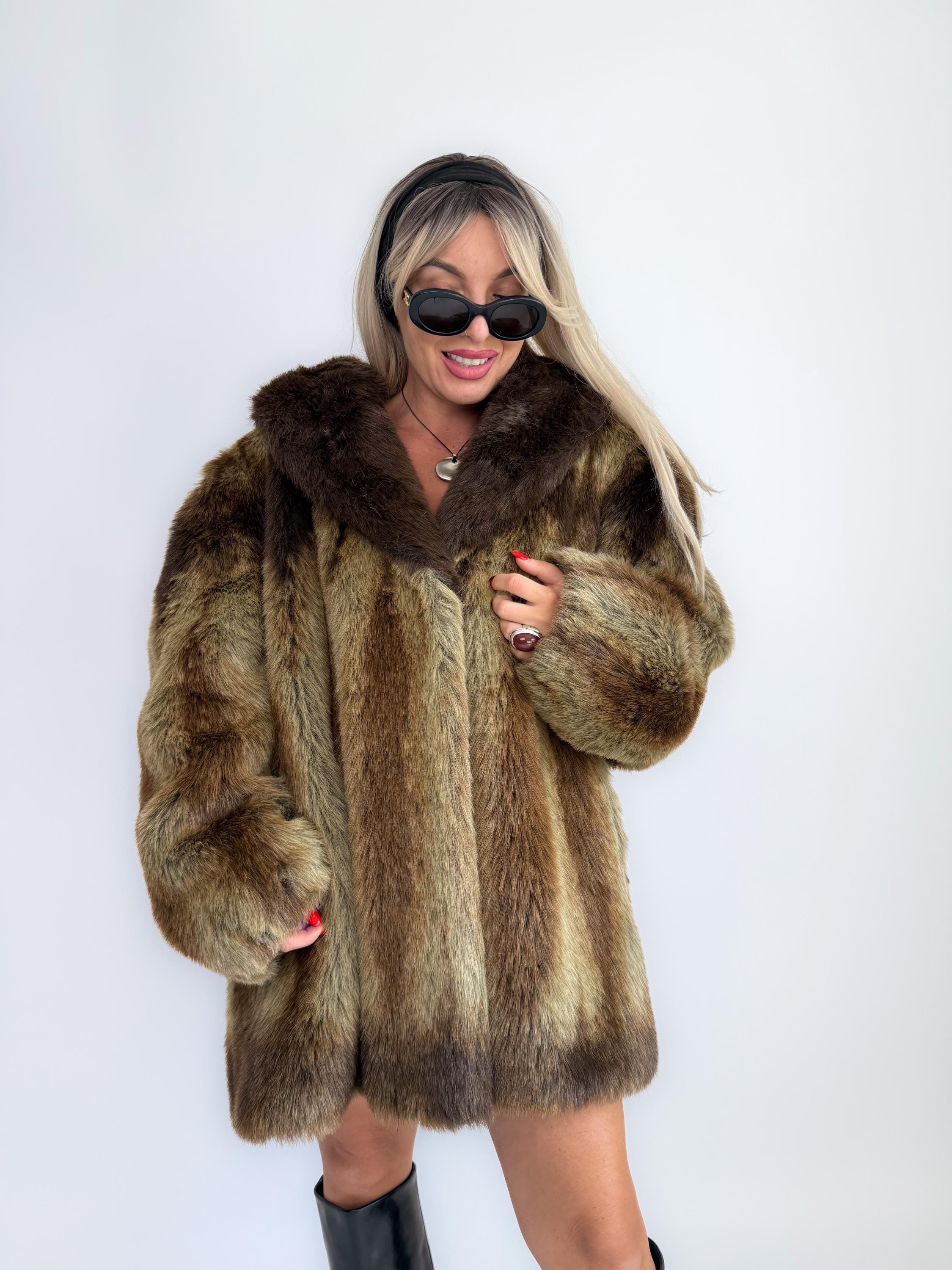 vintage ファーコート　フェイクファー　黒　ブラウン　レトロ il_fullxfull.7115134938_avyv.jpg