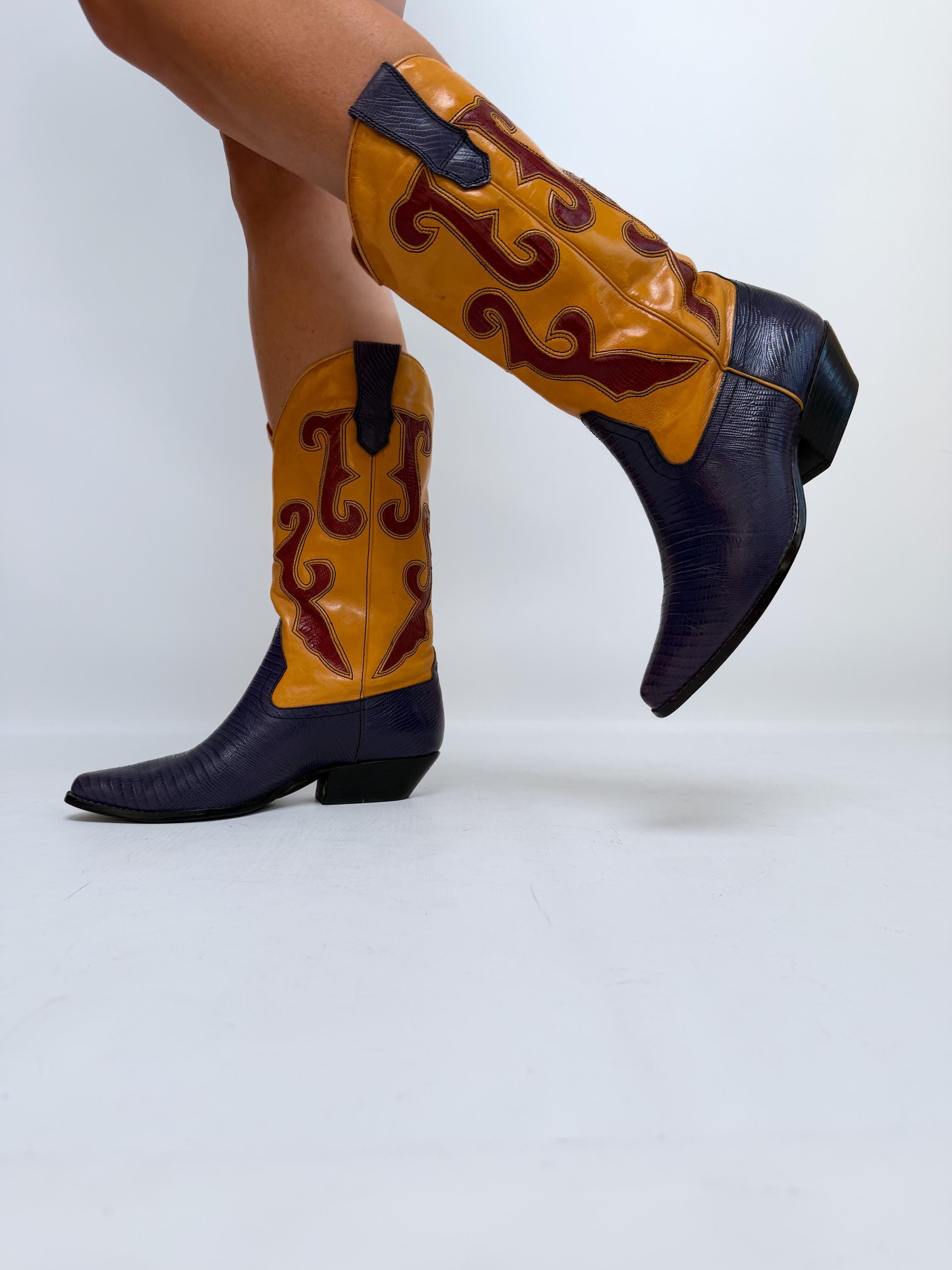 Y2k Cowboy Boots - Etsy