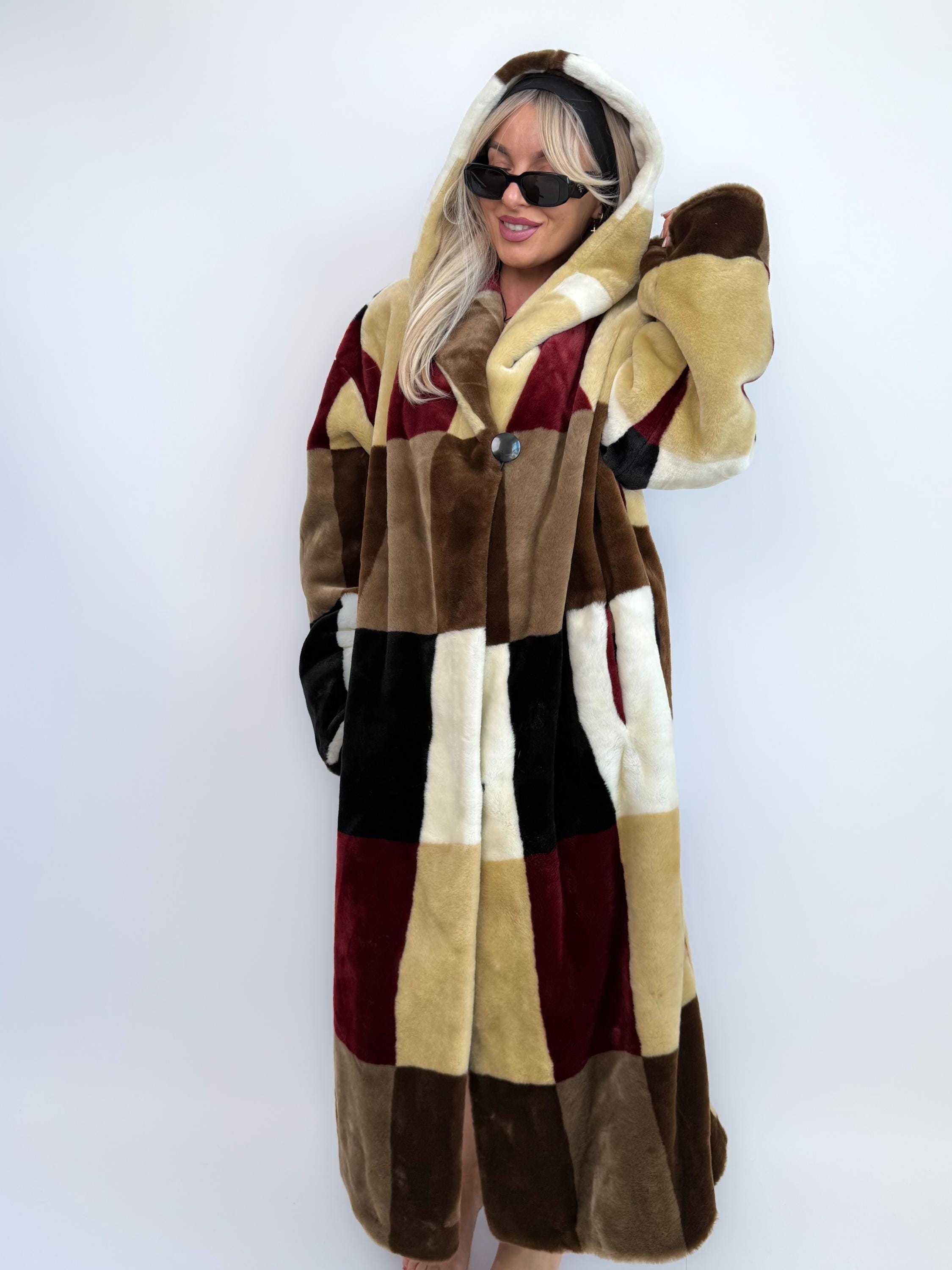 90s Faux Fur Jacket - Etsy