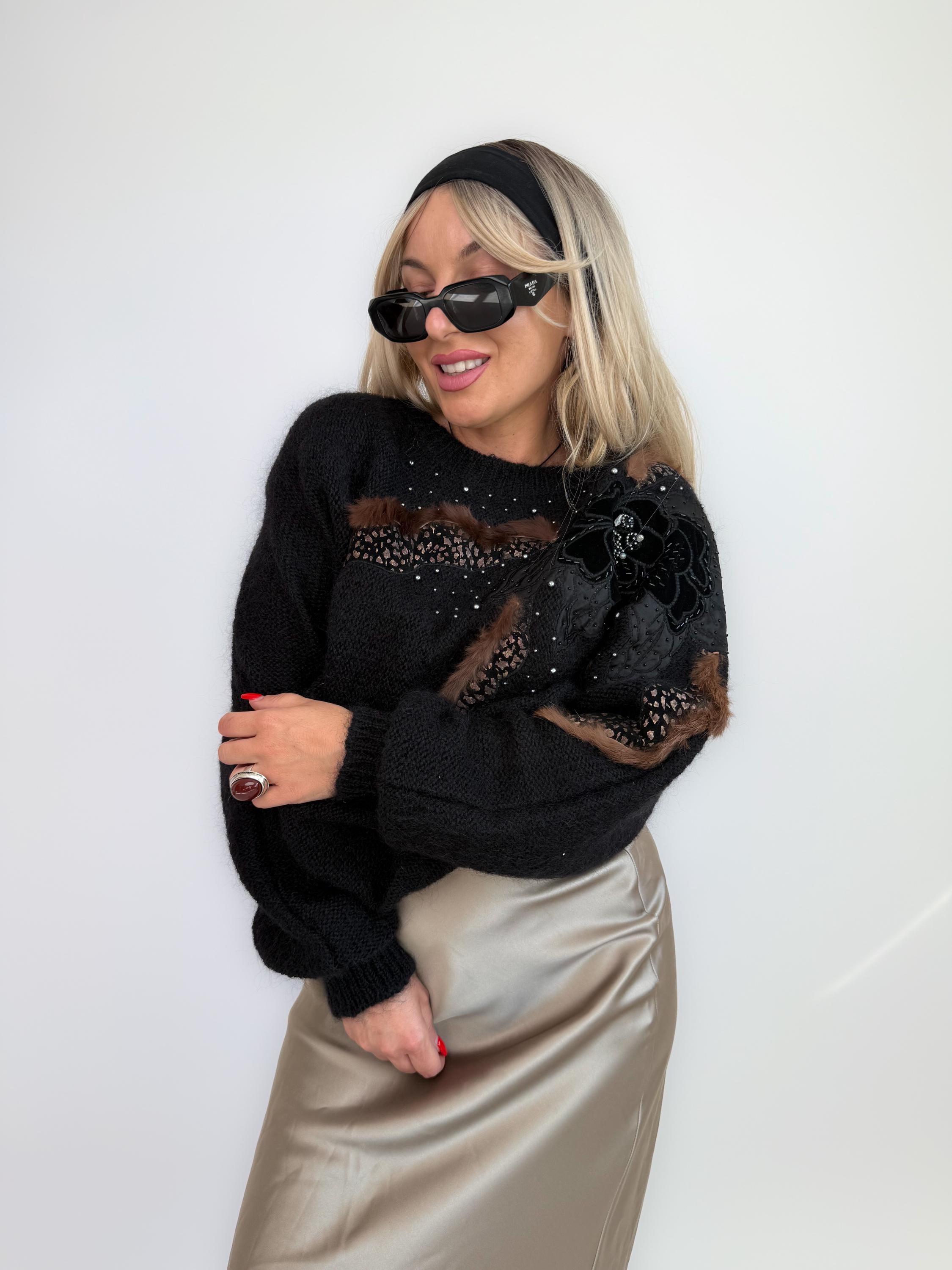 Angora Rabbit Fur Sweater - Etsy