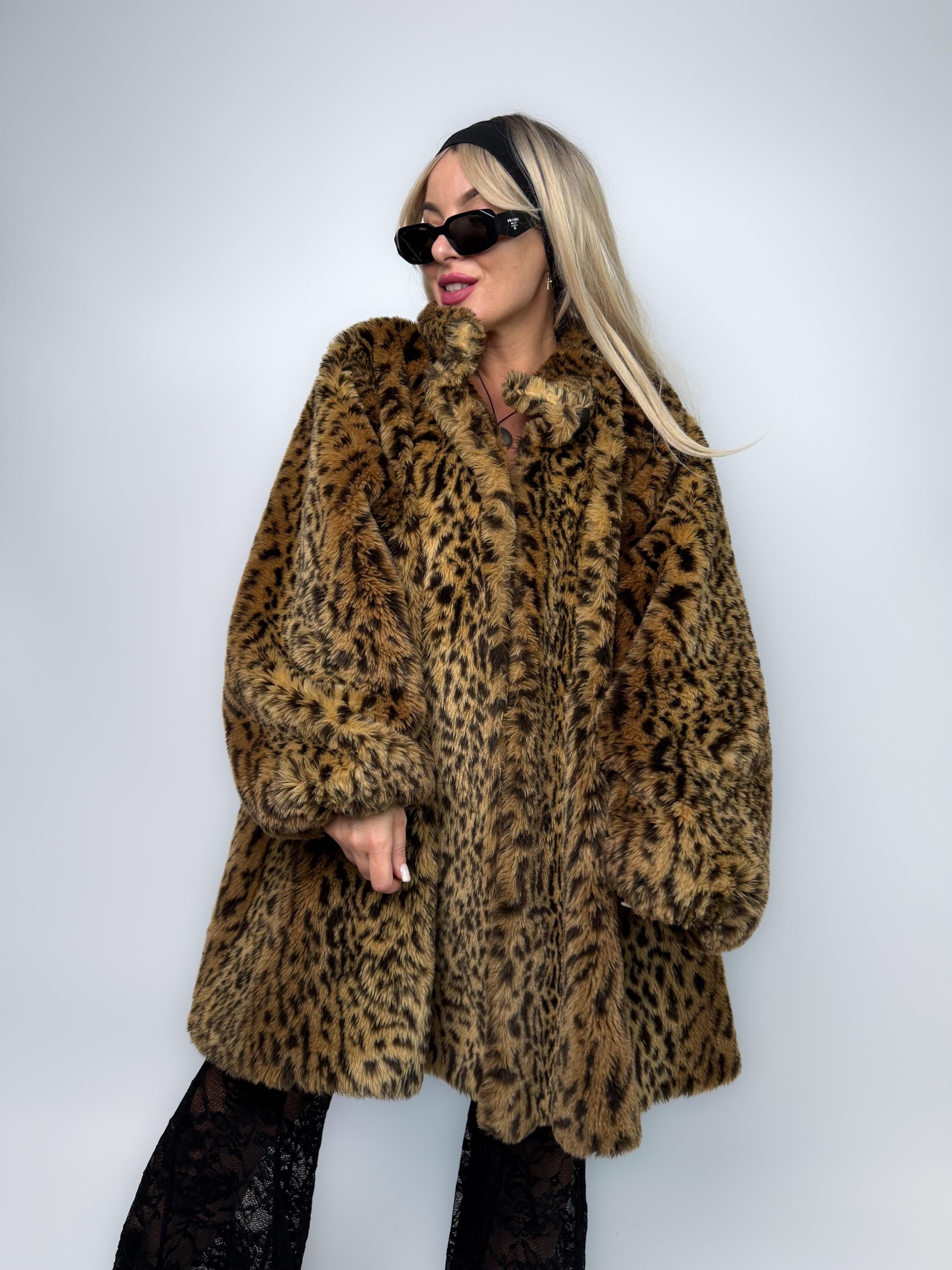 ジャケット・アウター 80S Vintage Fur Jacket Vintage Japanese Brand Faux Fur Zipper Coats Jacket - Etsy
