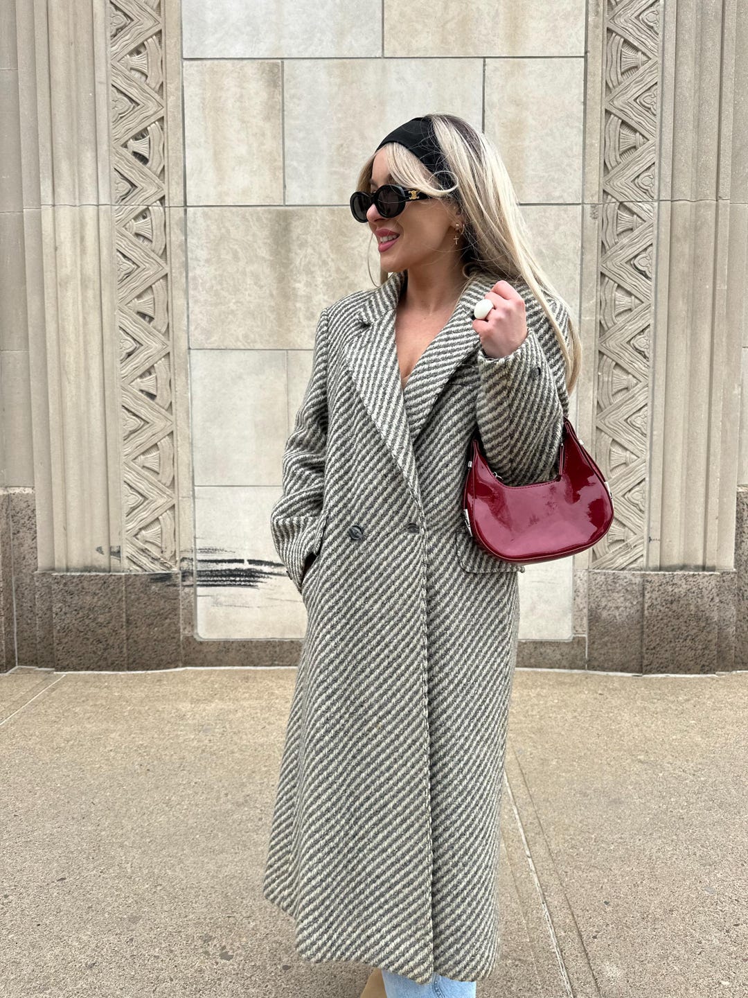 ジャケット・アウター Vintage Double Breasted Wool Long Coat Amazon.com: IDEALSANXUN Long Wool Coats for Women 2025