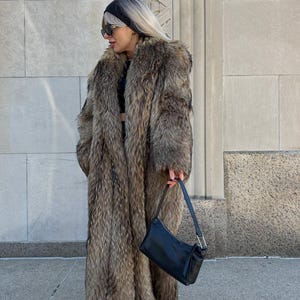 Full length fox coat - Etsy 日本