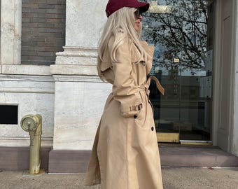 ジャケット・アウター muguet rose midi trench coat dark beige muguet rose midi trench coat dark beige