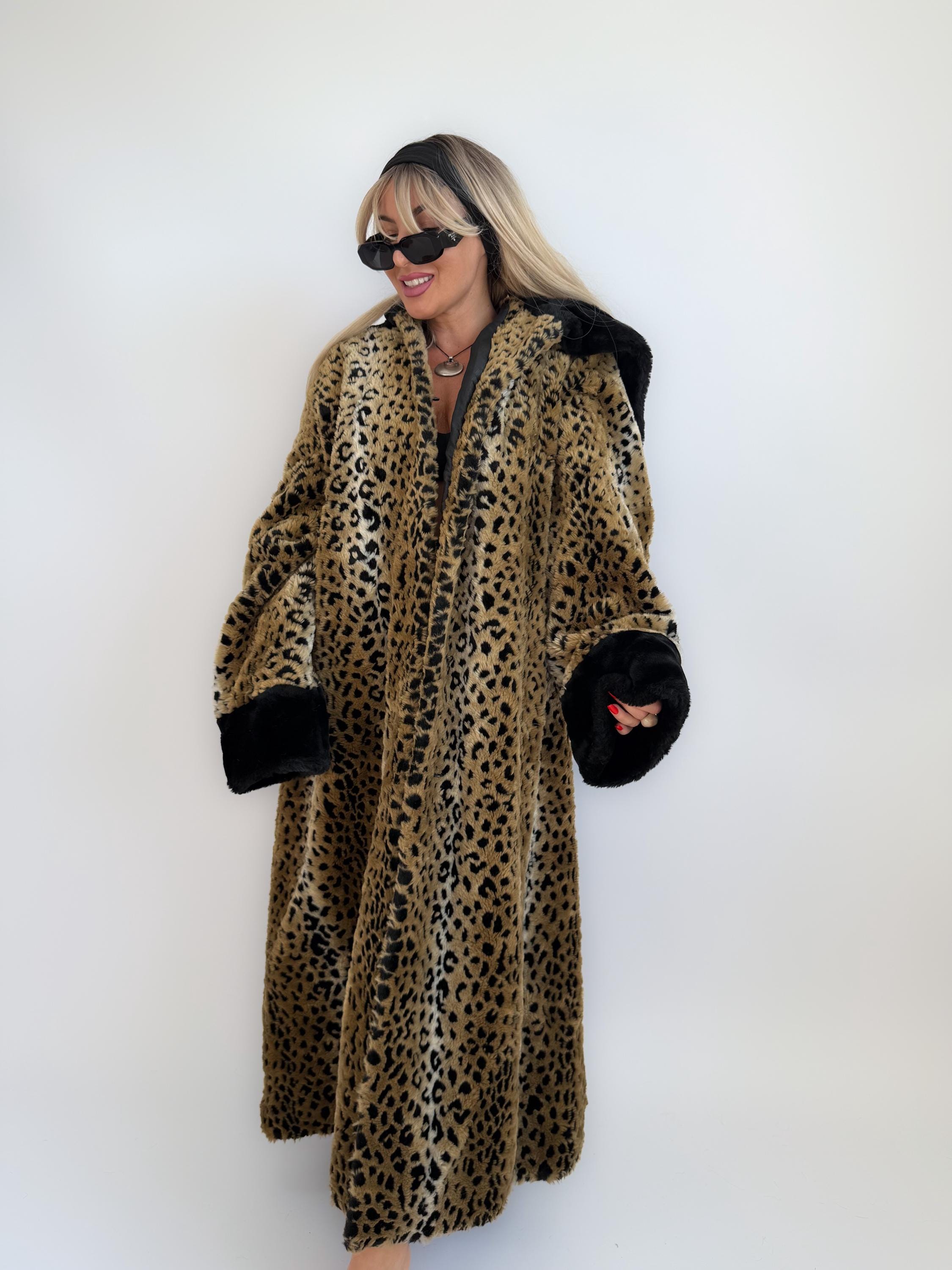 90s agnès b. leopard fur coat chester 90s agnès b. leopard fur coat chester